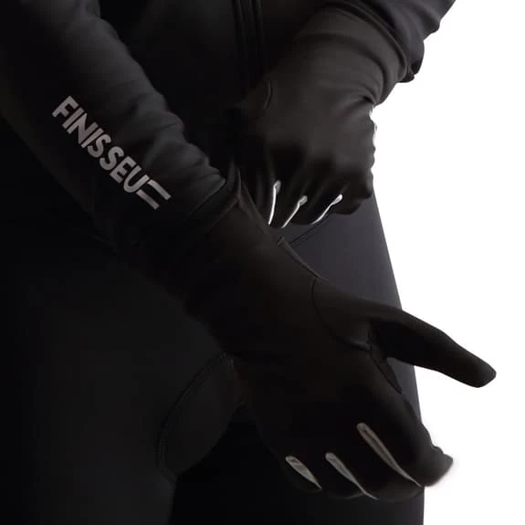 Guanti Finisseur Core Windproof Nero Bianco 8 Guanti Finisseur Core Windproof Nero Bianco - immagine 6