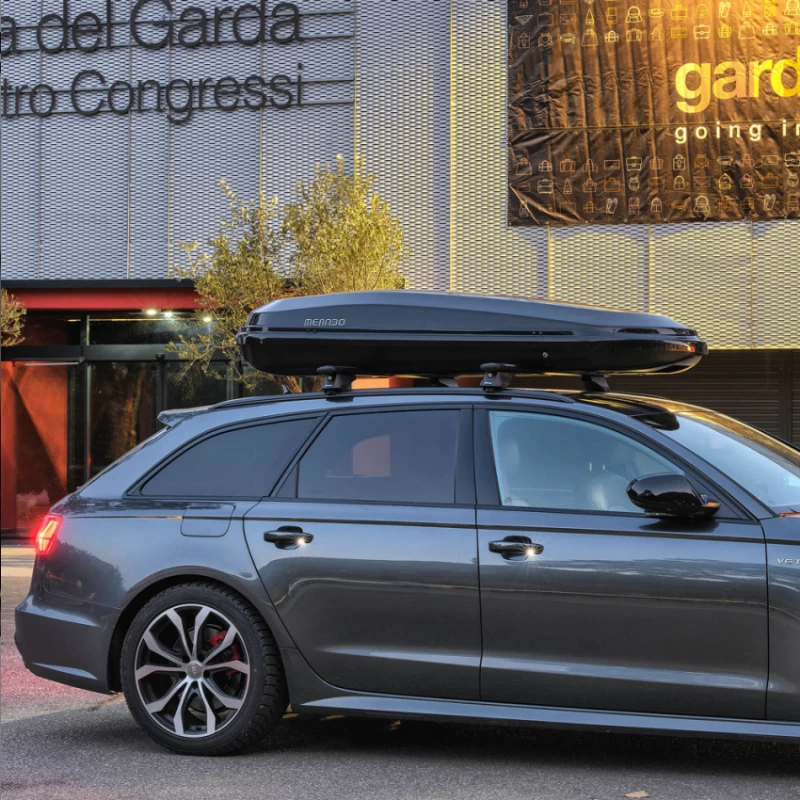 Baule Da Tetto MENABO' Diamond 500 Litri Black 7 Baule Da Tetto MENABO' Diamond 500 Litri Black - immagine 5