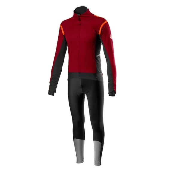 Completo Castelli Alpha RoS 2 Rosso Corsa GORE-TEX INFINIUM™ Nano Flex Pro 2 Granata Nero 3 Completo Castelli Alpha RoS 2 Rosso Corsa GORE-TEX INFINIUM™ Nano Flex Pro 2 Granata Nero