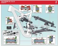 Specialized 98914-5001 Kit Viteria Carro Posteriore Enduro 26/27,5/29